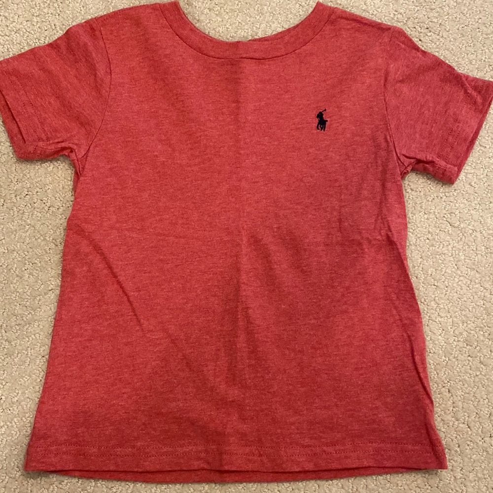 Polo Ralph Lauren Heathered Red T-Shirt 3T